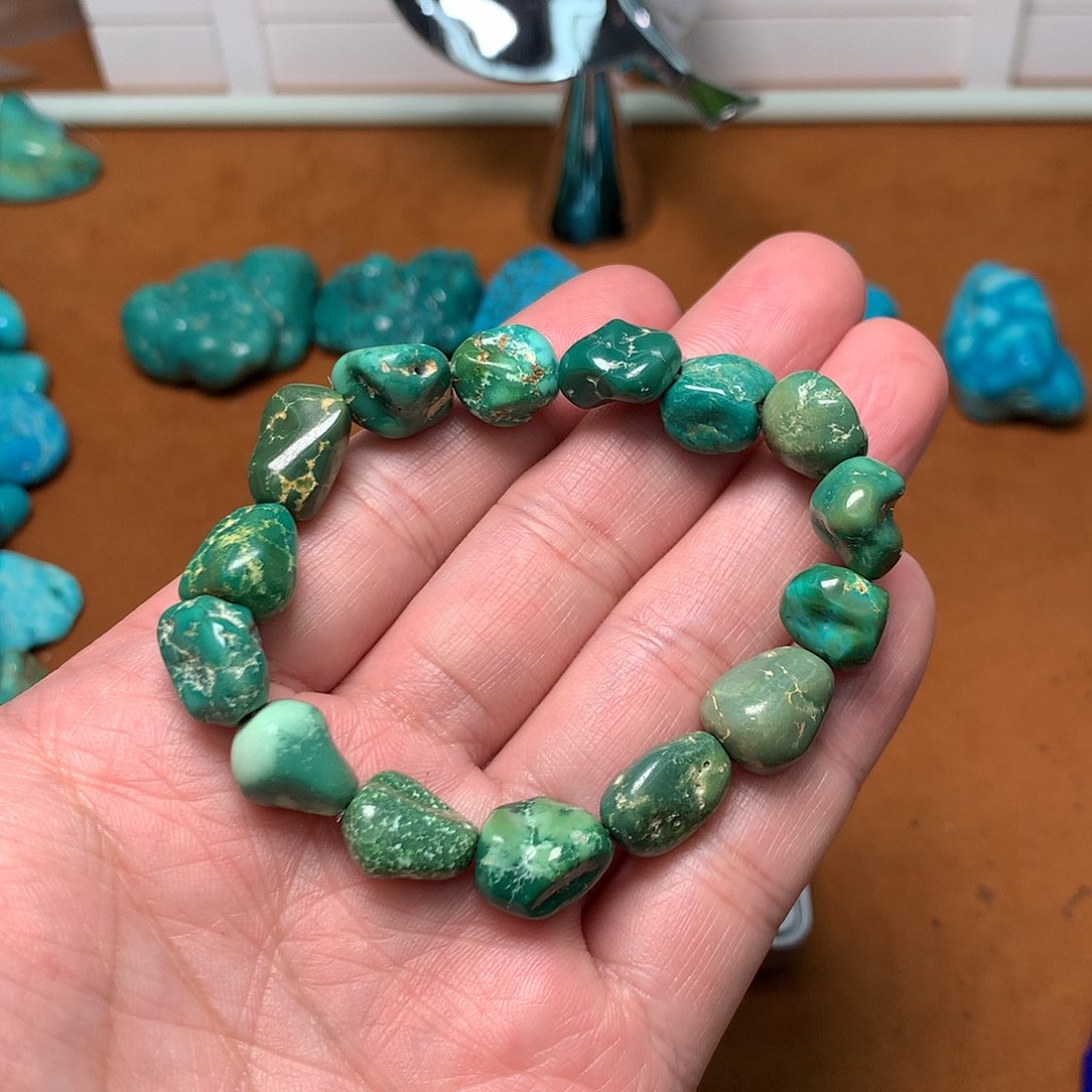 绿松石珠宝奇石未镶嵌谭****谭