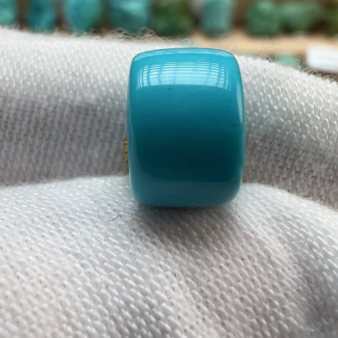 绿松石未镶嵌配饰9.4×6.4