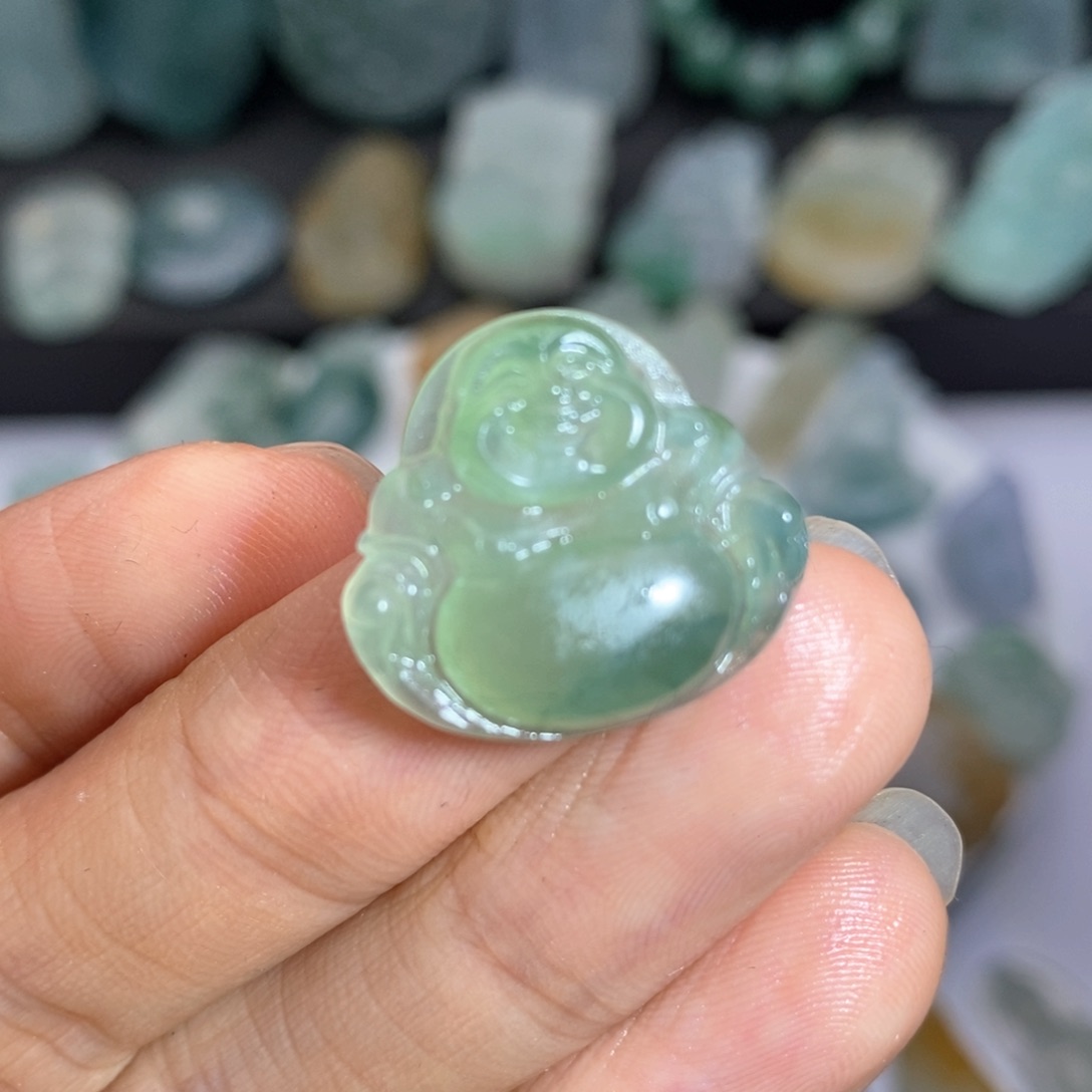 定制翡翠未镶嵌佛公