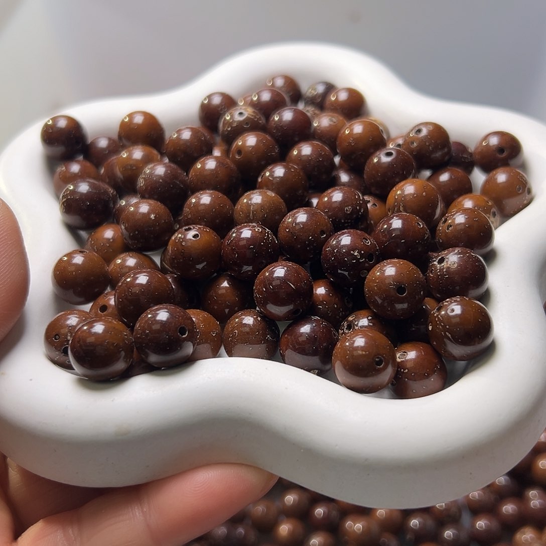 菩提根/象牙果吊坠瑕疵12紫金鼠圆30颗