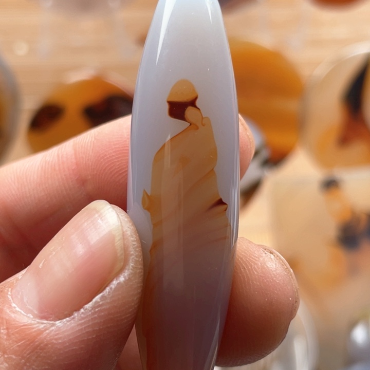 玛瑙/玉髓吊坠(不含链)未镶嵌玮*