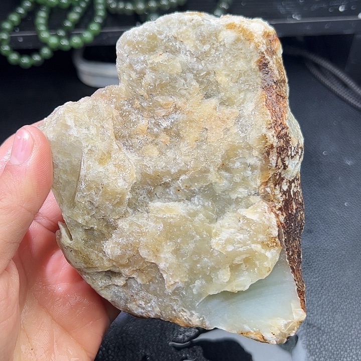 和田玉（糖玉）未镶嵌车挂