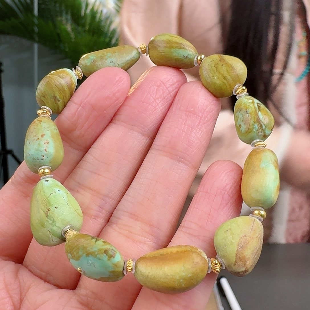 绿松石珠宝奇石未镶嵌