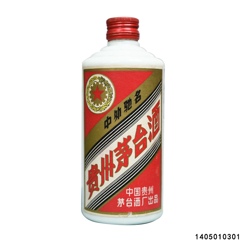 0301 贵州茅台酒 1987年金字铁盖 04月27日 53度 500ml
