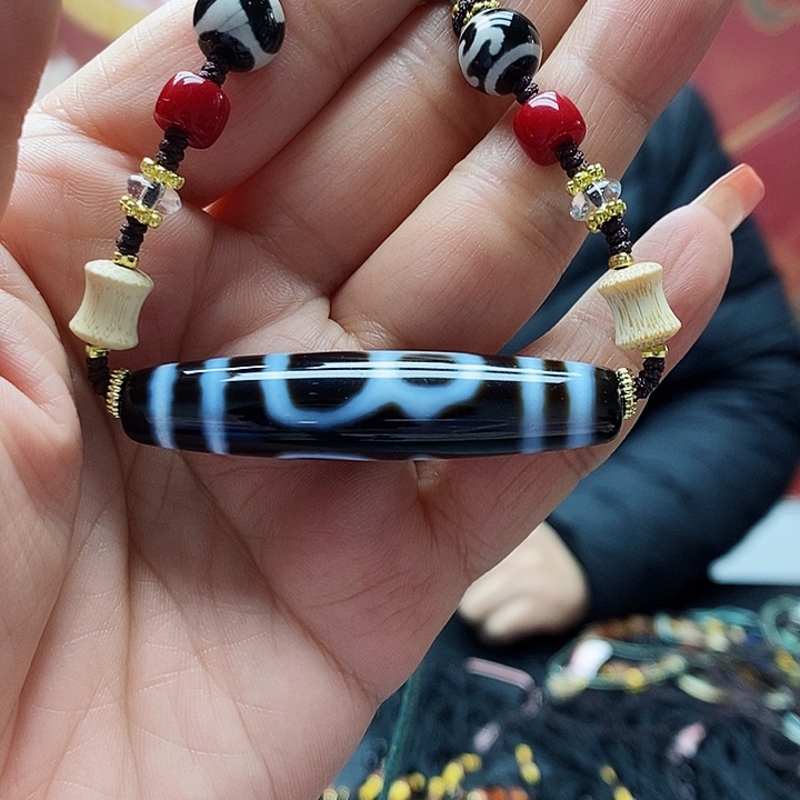 玛瑙/玉髓颈饰合金