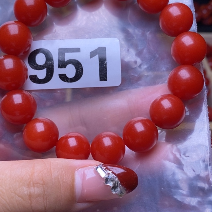 南红玛瑙手链未镶嵌大*秀