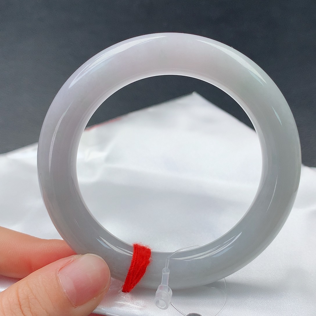 翡翠手镯未镶嵌63圆55