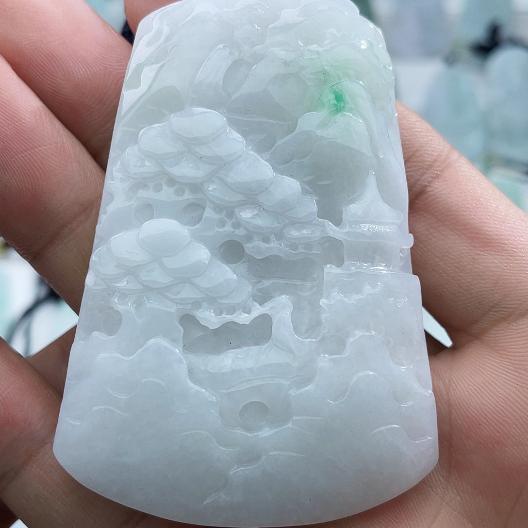 颈饰未镶嵌翡翠ᝰ***꧂翡翠