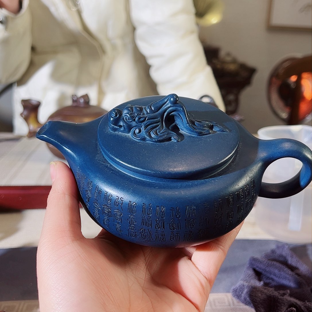 紫砂茶壶宜兴紫砂壶收藏起来的