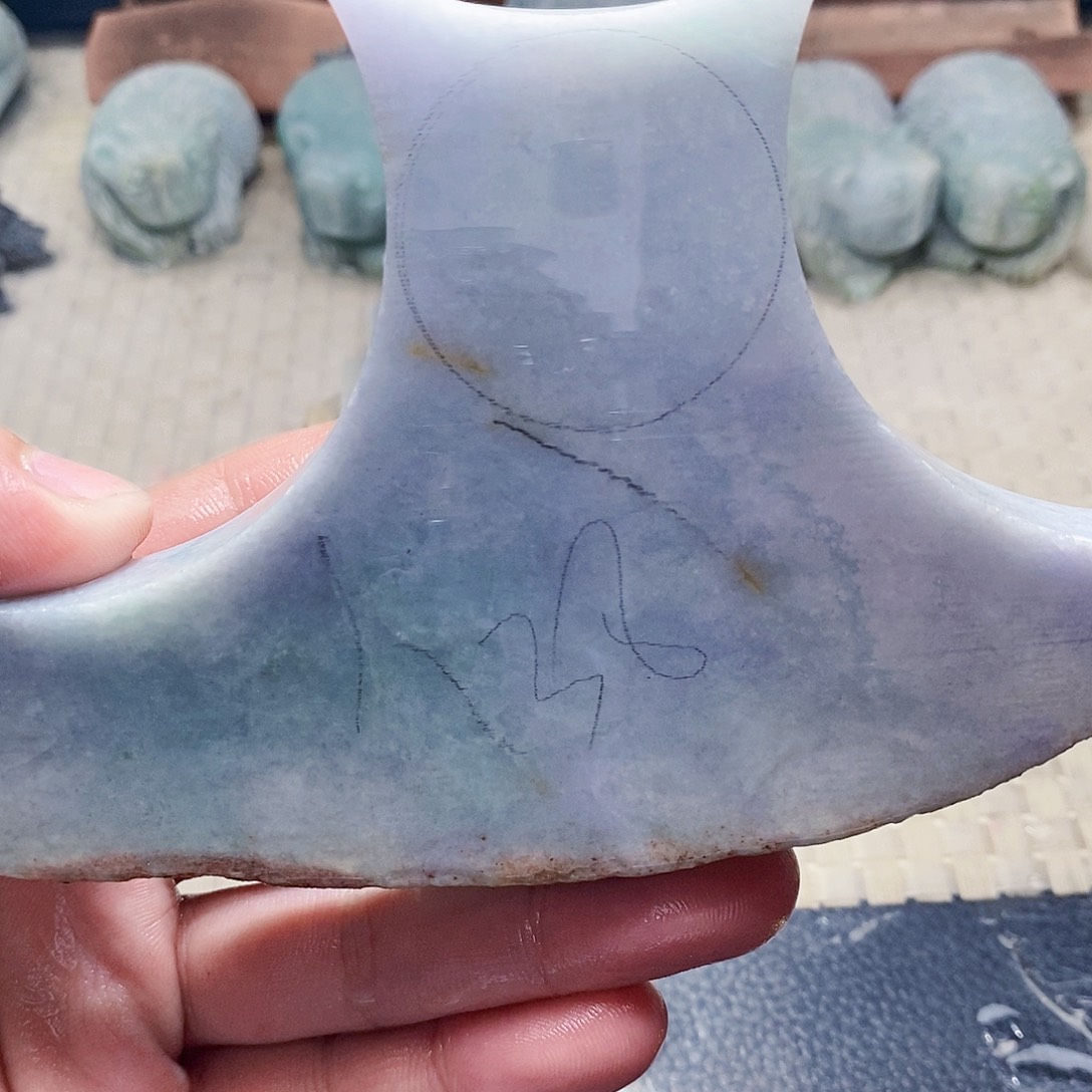 翡翠未镶嵌颈饰588