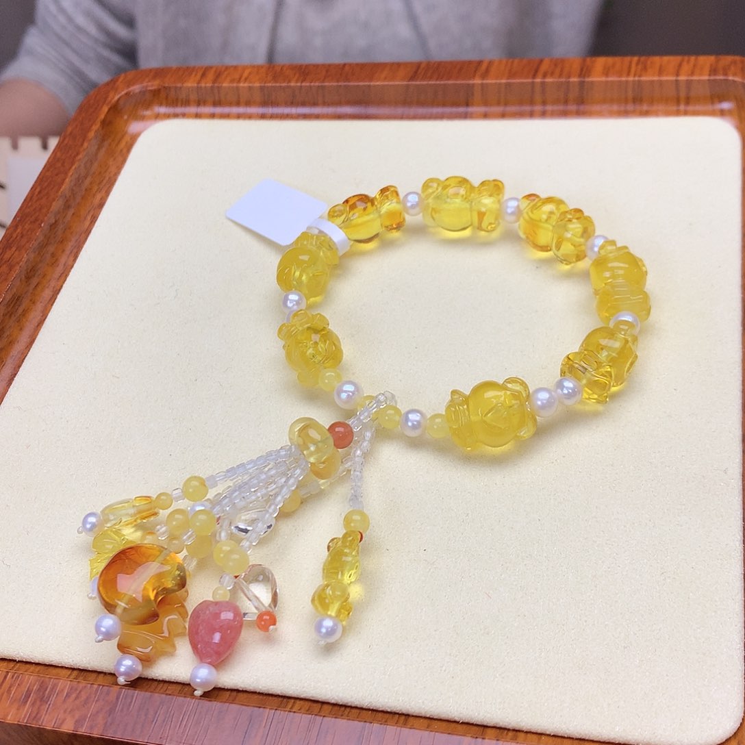 琥珀吊坠(不含链)未镶嵌