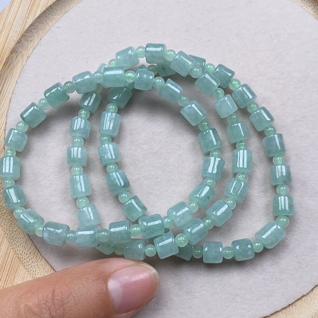 翡翠未镶嵌手串翡翠手串（多样性发其一）