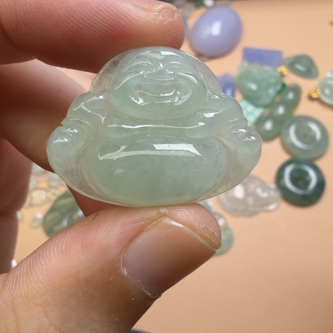 翡翠未镶嵌颈饰27