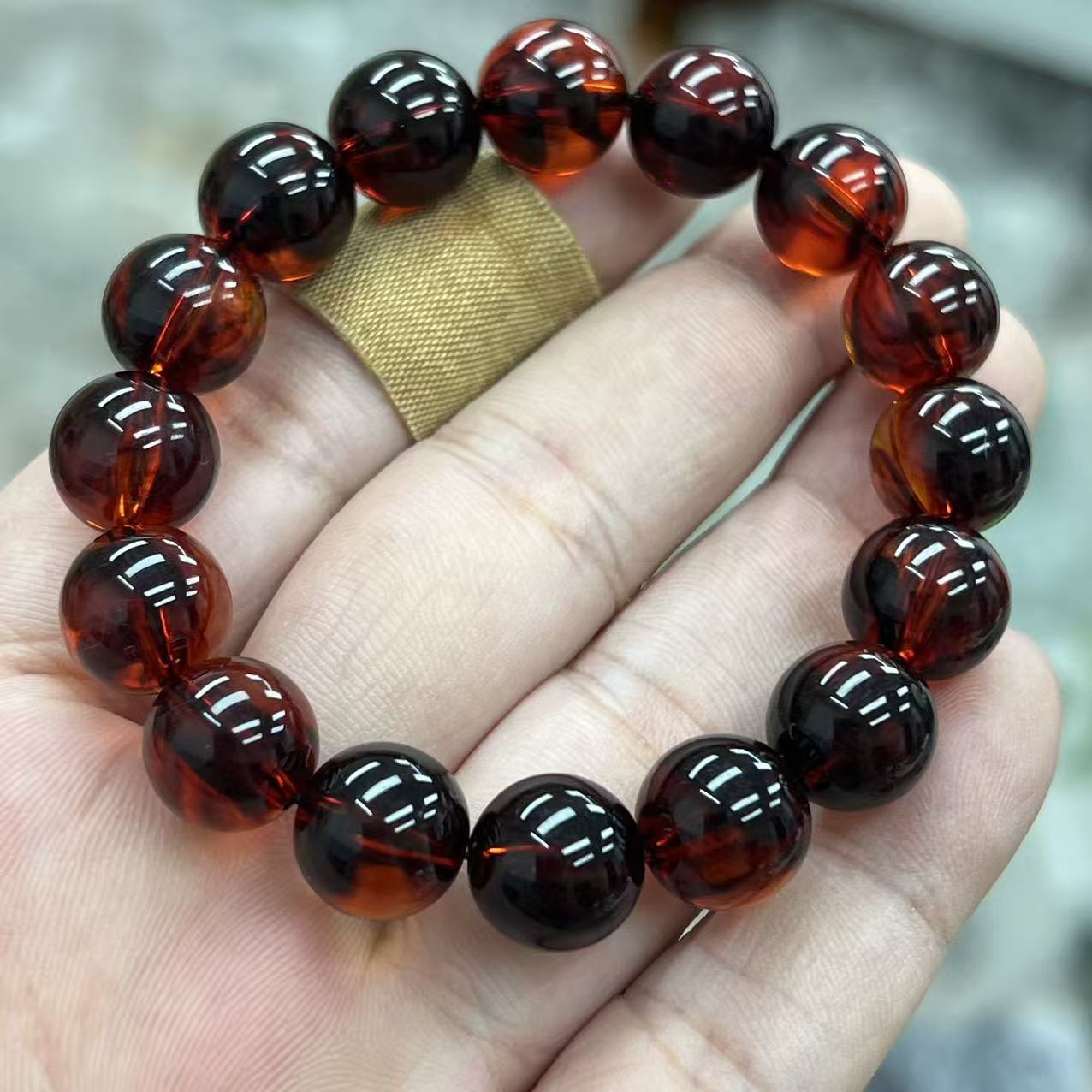 d5 血药  珀 卡12mm 手串 