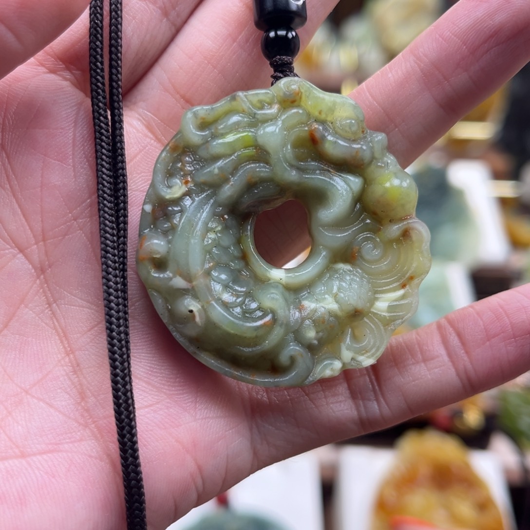未镶嵌岫玉挂件挂件