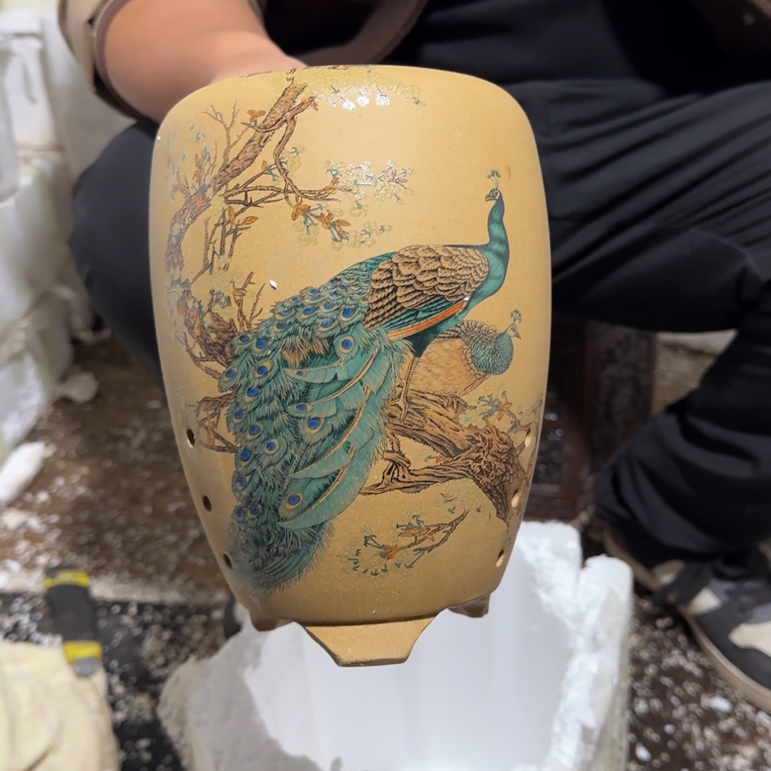 紫砂花盆瑕疵和瑕疵