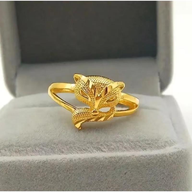 合金戒指 【抖音好物】女款狐狸面具款戒指