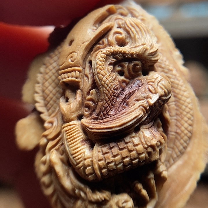 纯手工浮雕关公第四颗