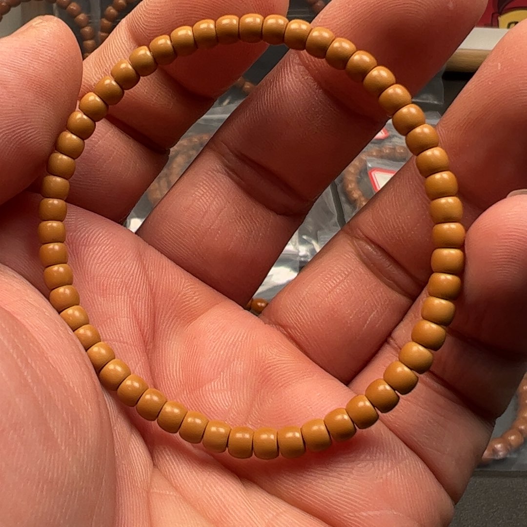 吊坠橄榄核老挝核尖单圈手串