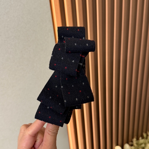 韩系复古波点蝴蝶结香蕉夹女网红ins简约盘发发饰百搭