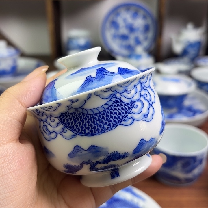 年终狂欢手绘柴窑微瑕