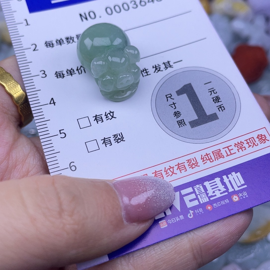 张***妞翡翠未镶嵌吊坠(不含链)