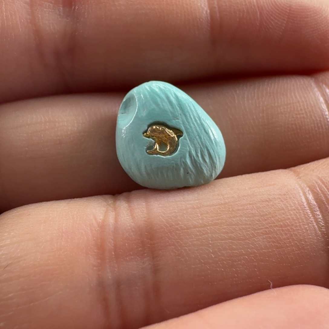 绿松石未镶嵌颈饰