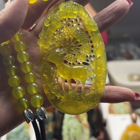 岫玉挂件未镶嵌挂件