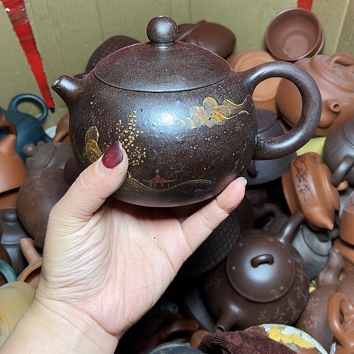 全手工制作宜兴紫砂茶壶