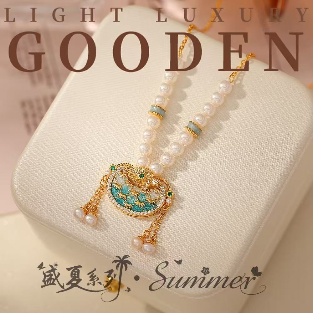 坠链均925银 Gooden岛家【良缘】精致轻奢时尚高级感气质新中式项链