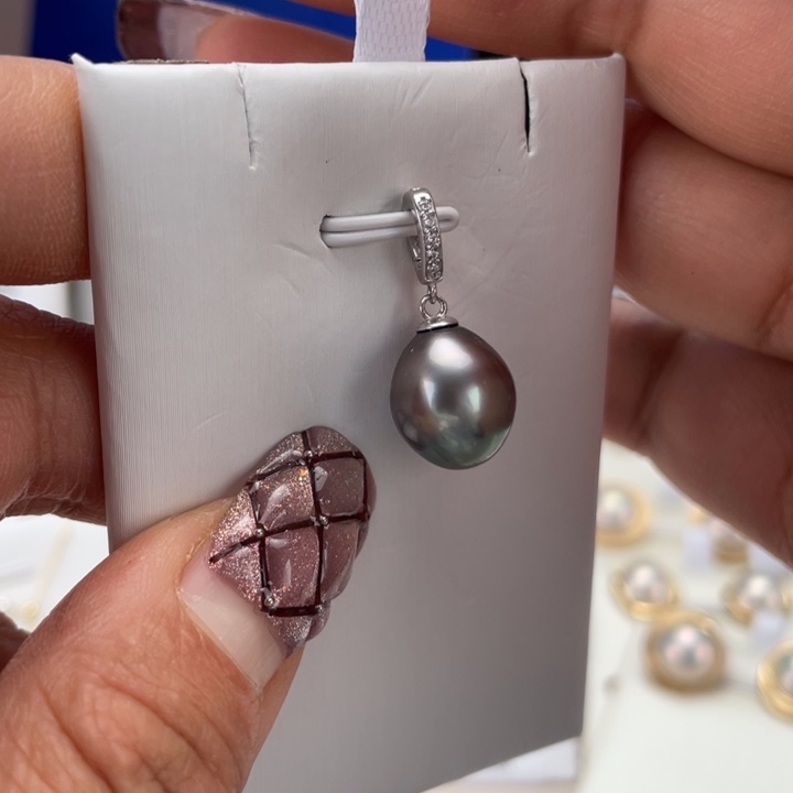 海水珍珠颈饰银S925镶嵌