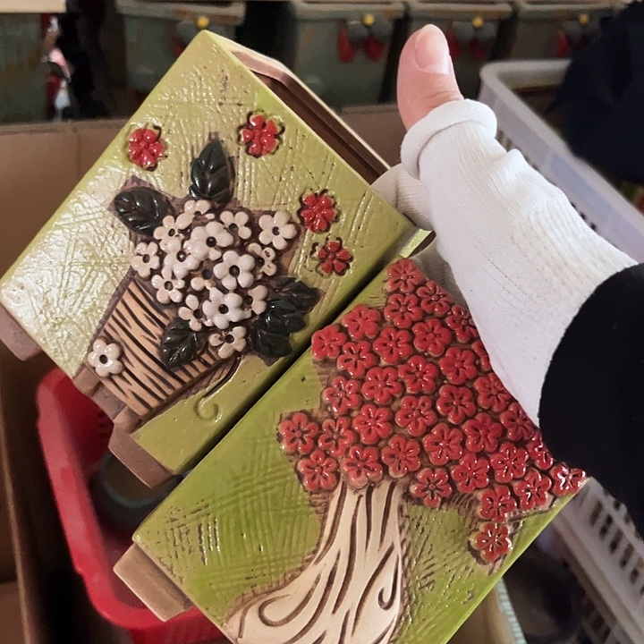 粗陶材质多肉花盆