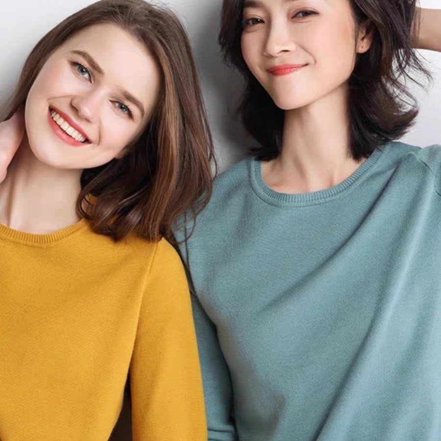 7103女款长袖圆领打底衫