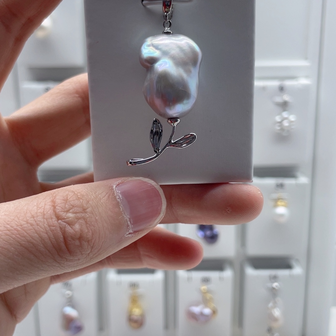 颈饰淡水珍珠合金