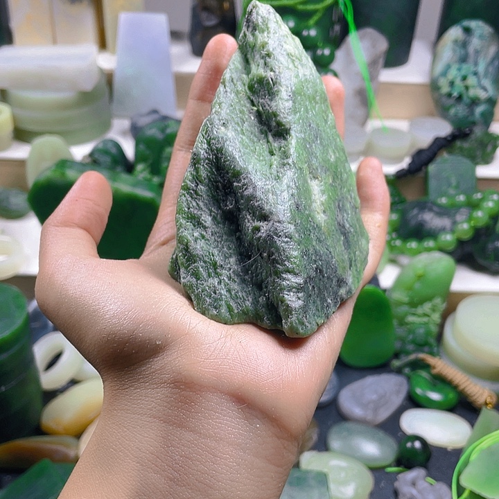 和田玉（碧玉）未镶嵌挂件