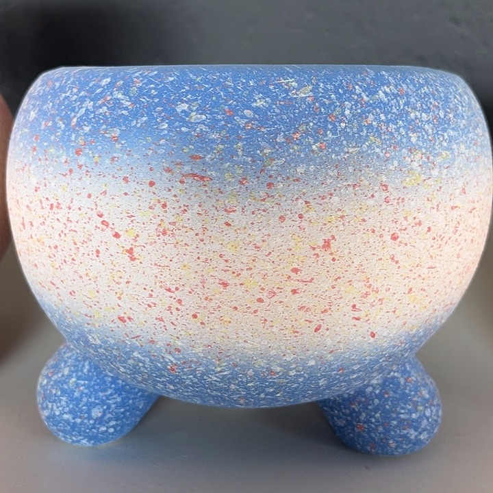 陶渐变蓝色系内口13内高12