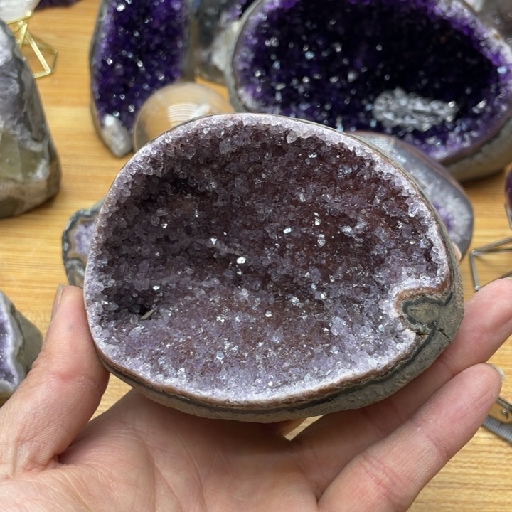 紫晶钱袋子未镶嵌