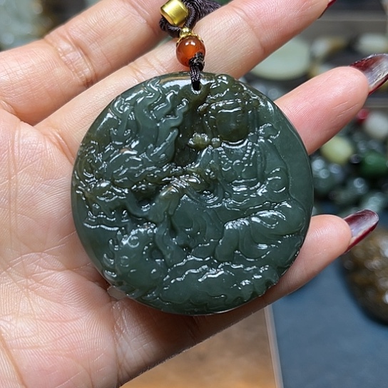 和田玉挂件未镶嵌