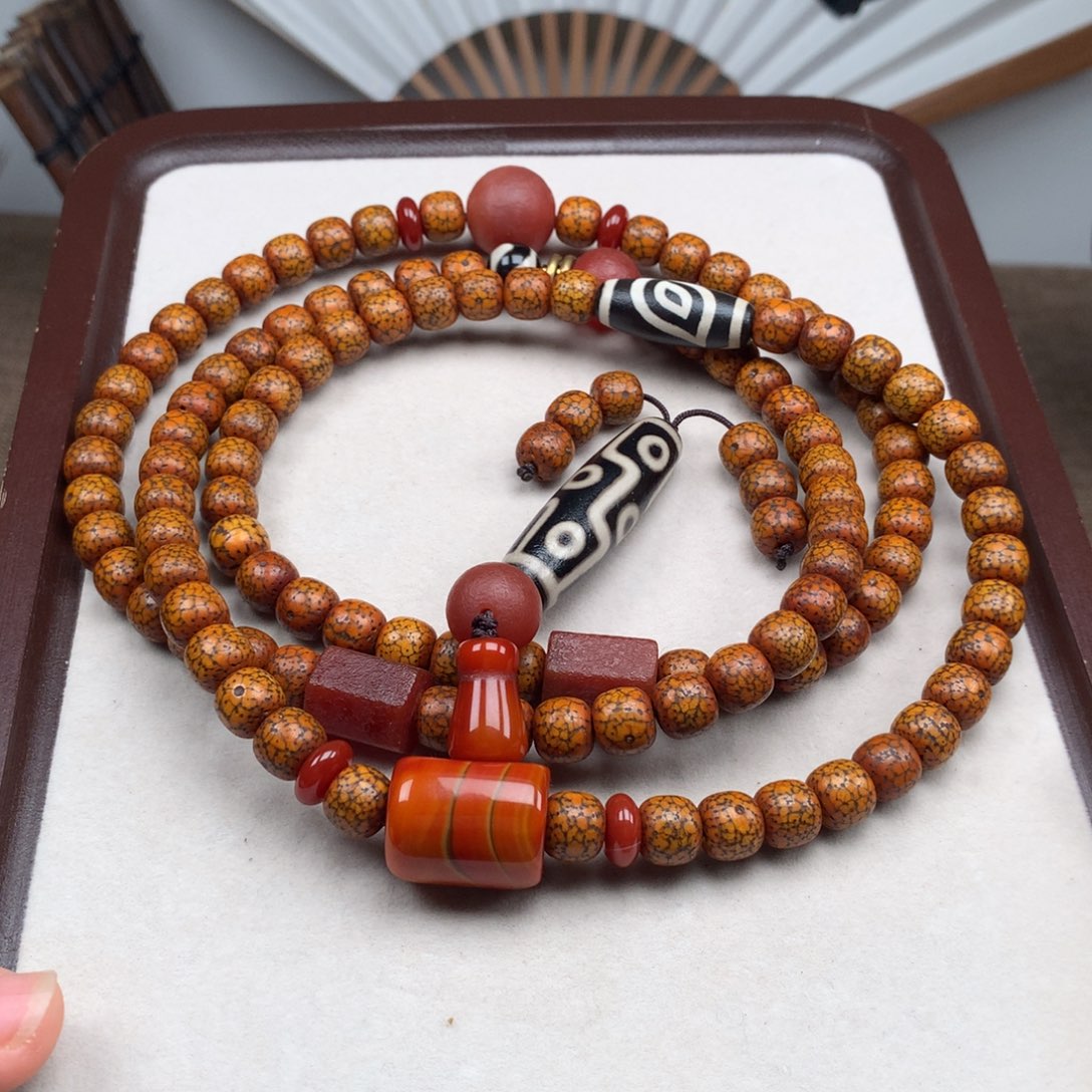 菩提手串未镶嵌星月菩提