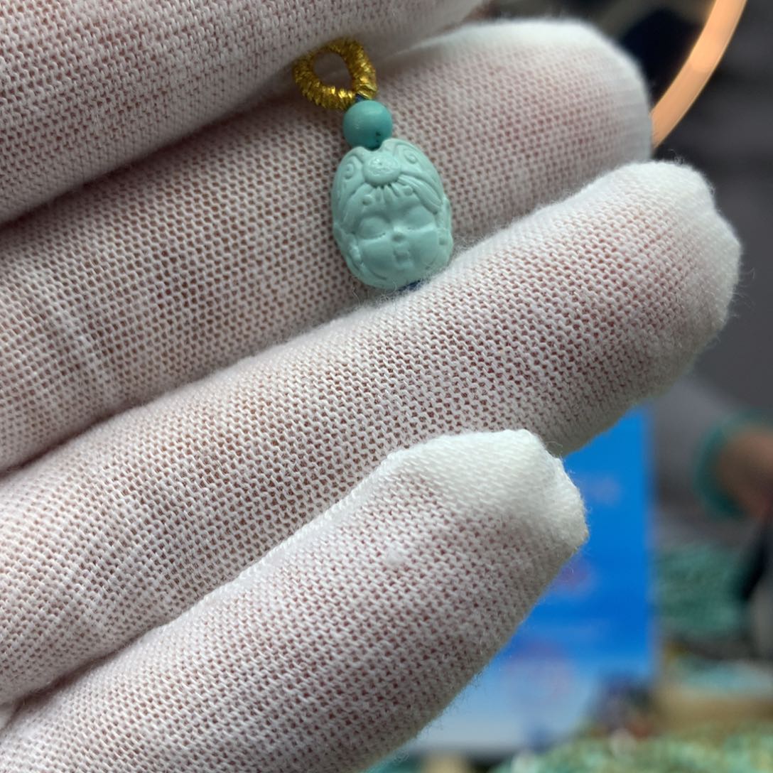 绿松石挂件未镶嵌