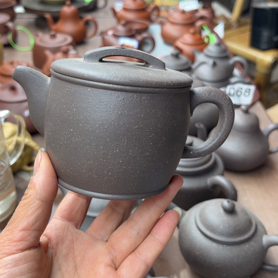 紫砂茶壶天青全手230cc