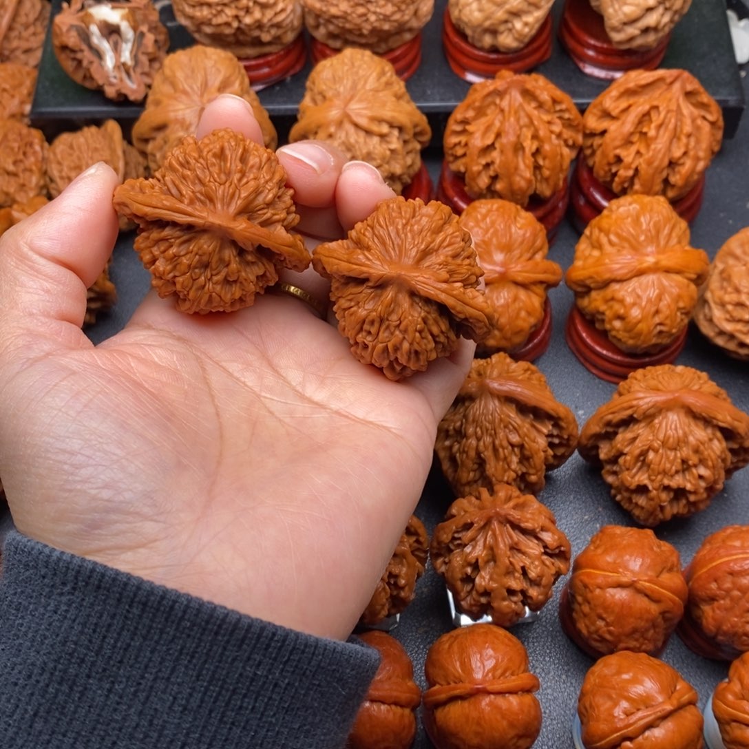 把件文玩核桃44四座楼