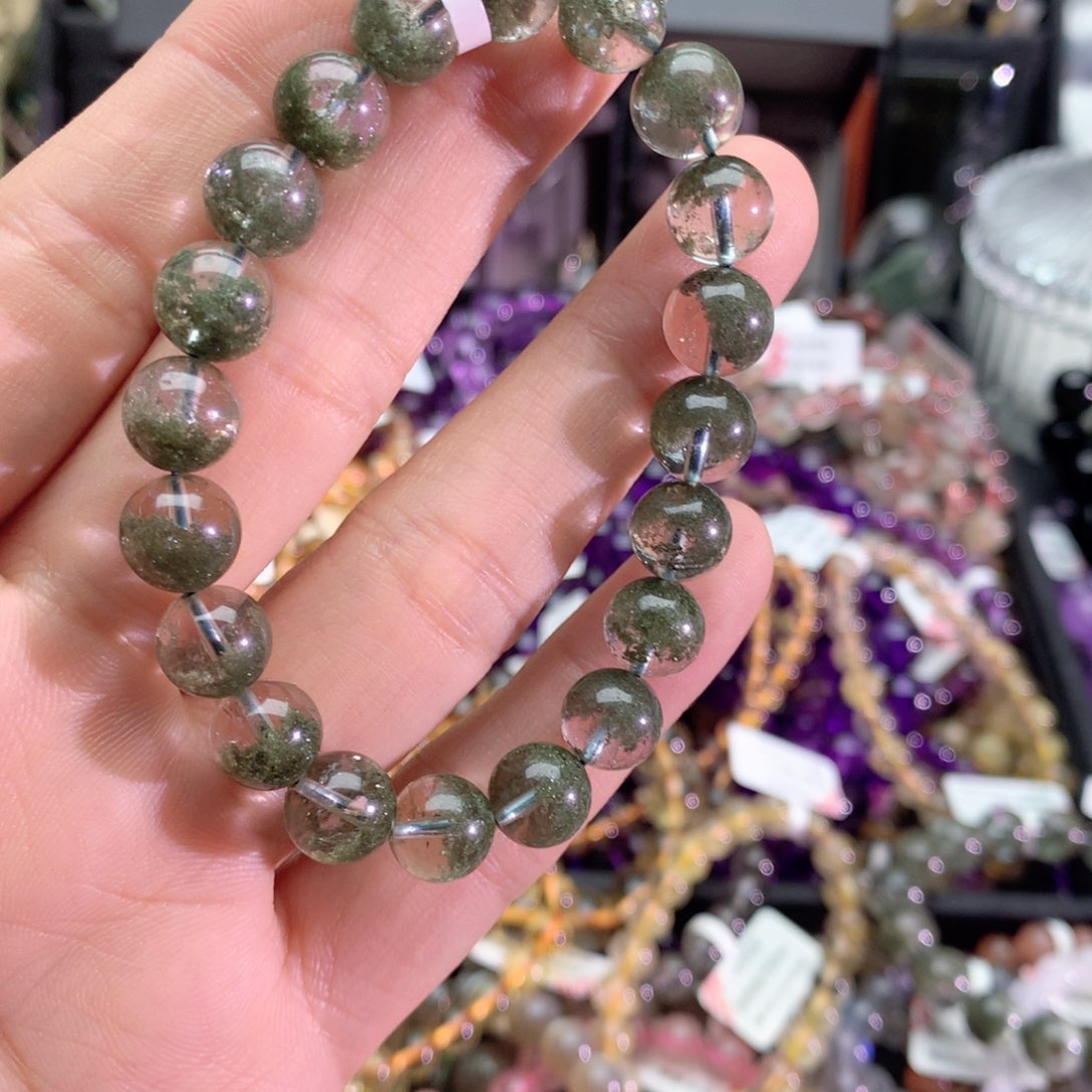 水晶手链未镶嵌?*绿幽灵9