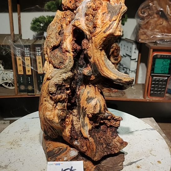风***山泥塑55北沉香琥珀木天然造型山水