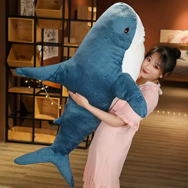 房东-毛茸茸陪伴儿童鲨鱼玩具抱枕