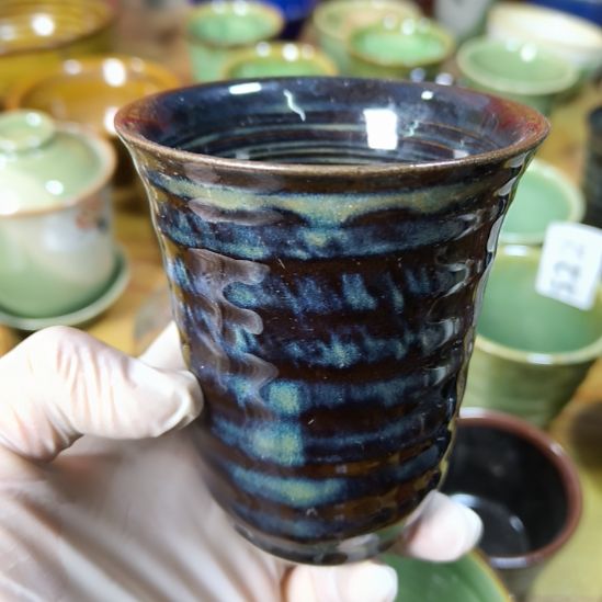 瓷片磁州窑五厂盘碗壶杯有瑕疵