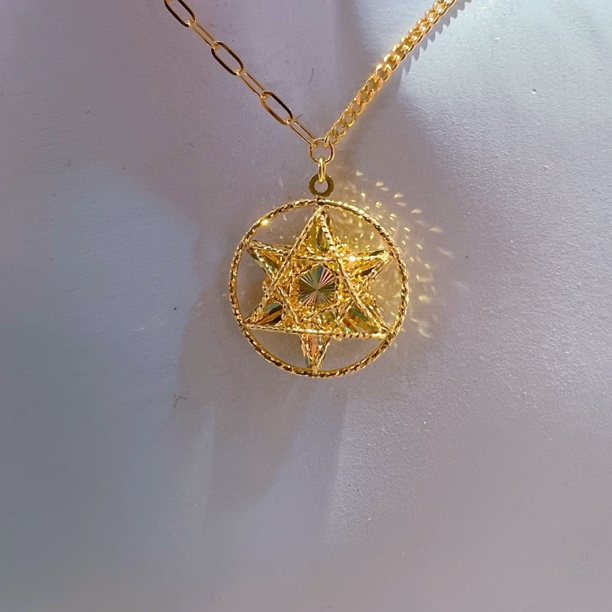 炫彩冰钻星芒水贝柜台现货黄金足金999财富金条悦己好物T