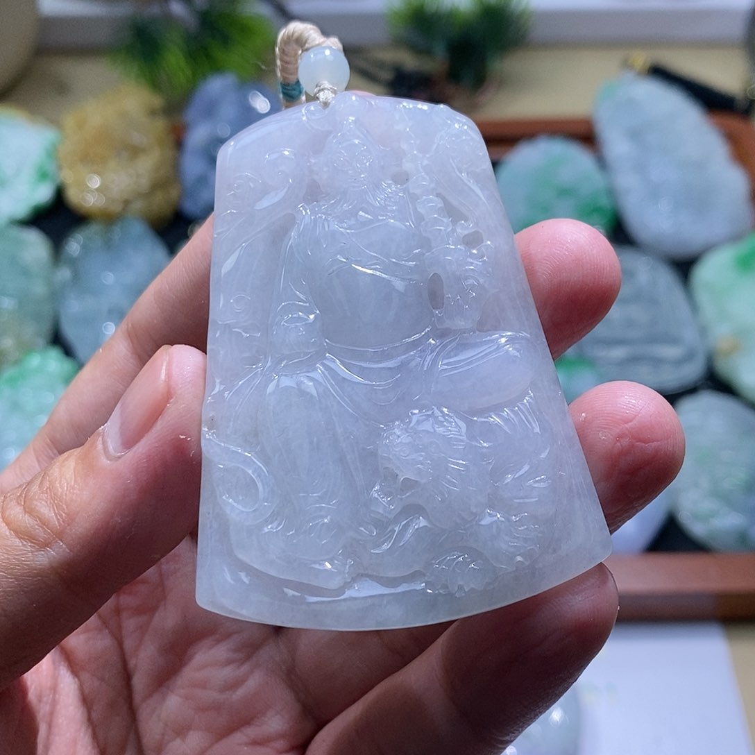 【闪购商品】翡翠颈饰未镶嵌赵公明