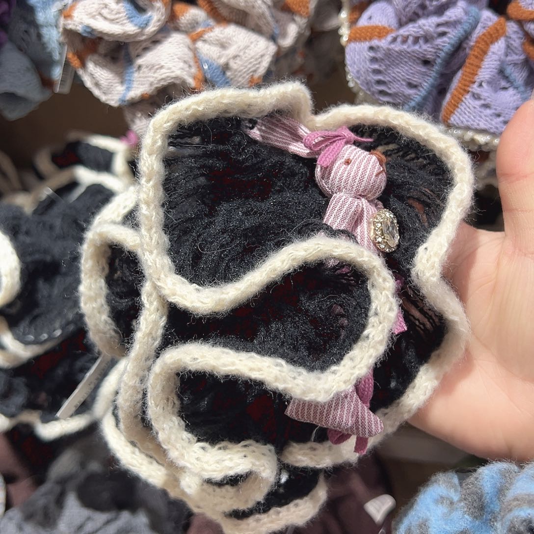 非金属小兔黑色蛮腰发圈