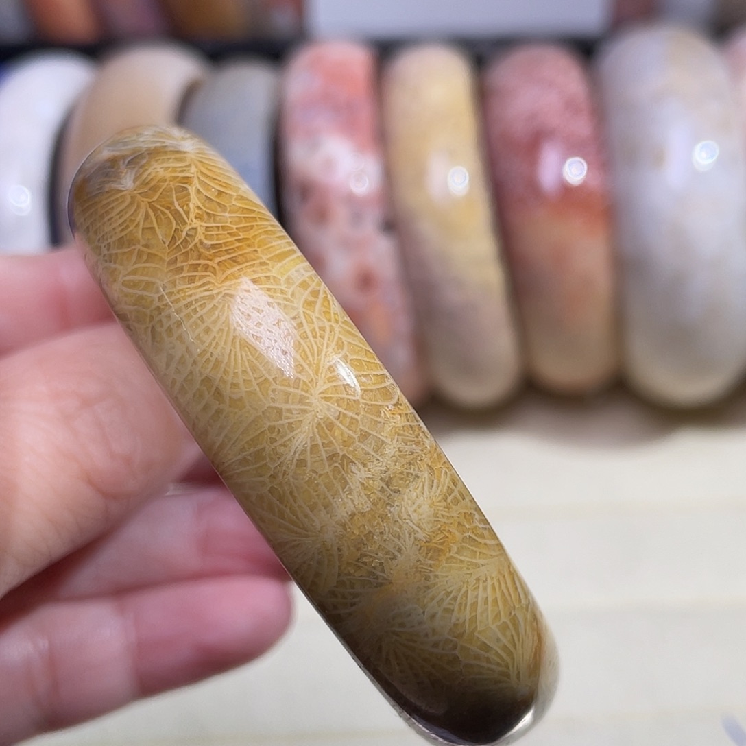 硅化玉颈饰未镶嵌53